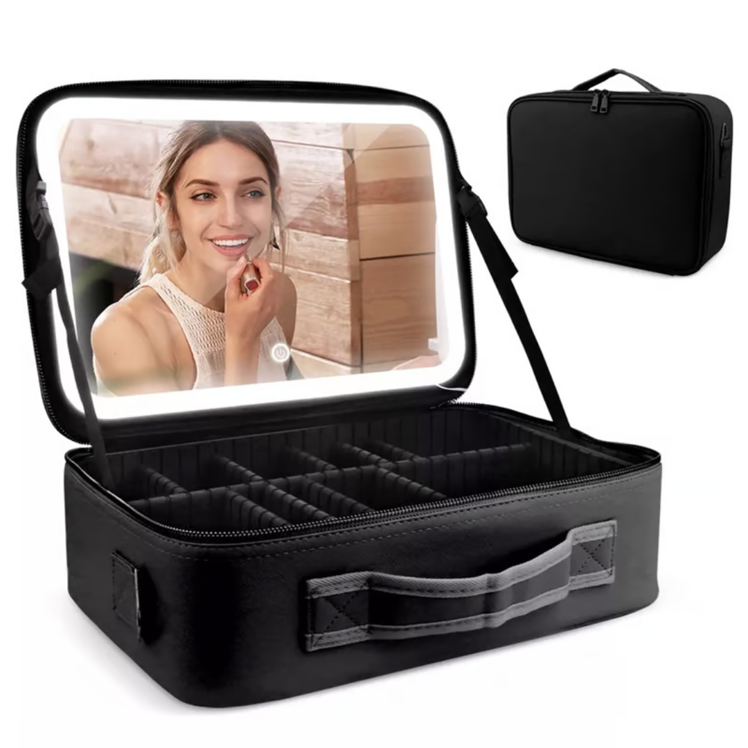 Cosmetiquera Con Espejo Led