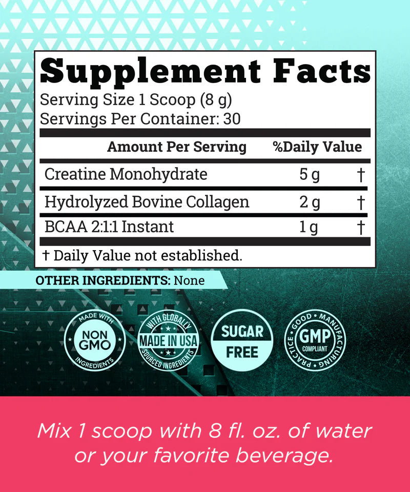 Fuerza Femenina con Creatina + Colágeno -